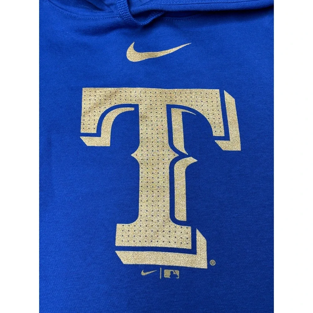 NWT Nike Texas‎ Rangers 2023 World Series Champions Hoodie Blue Mens  XXL